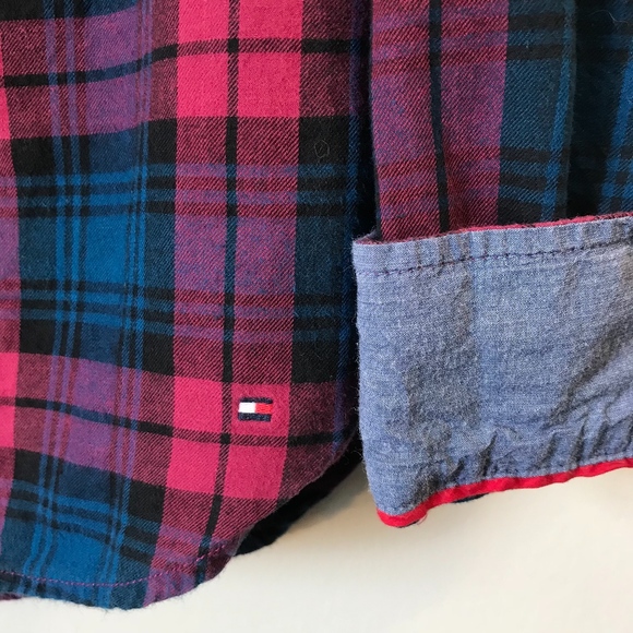 Tommy Hilfiger Long Sleeve Flannel Shirt - Picture 3 of 4